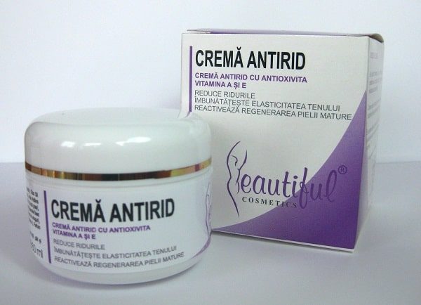 crema antirid cu antioxivita si vitamina A si E beautiful cosmetics